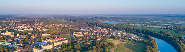 Panorama Kostrzyna nad Odrą